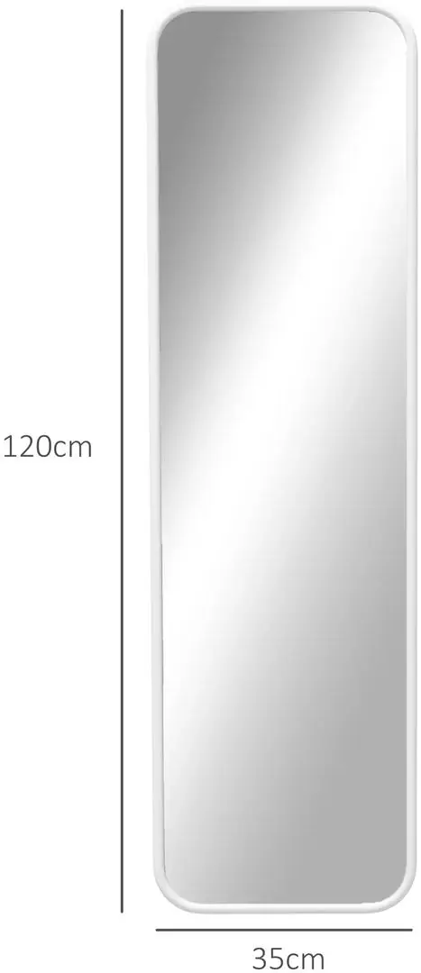 Oglinda Homcom 830-826V80WT 120x35 cm (White)