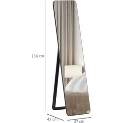 Зеркало Homcom 831-390BK 37x43x156 cm (Black) Thumb