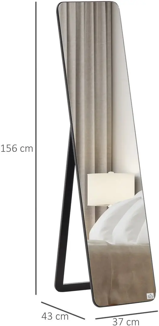 Зеркало Homcom 831-390BK 37x43x156 cm (Black)
