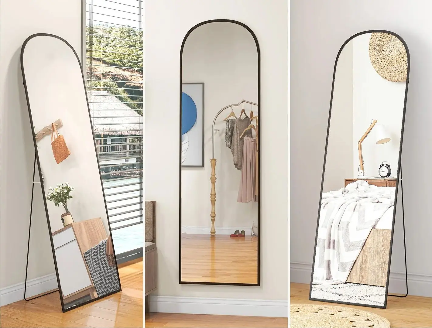 Зеркало Homcom 831-740V00BK 50x161 cm (Black)