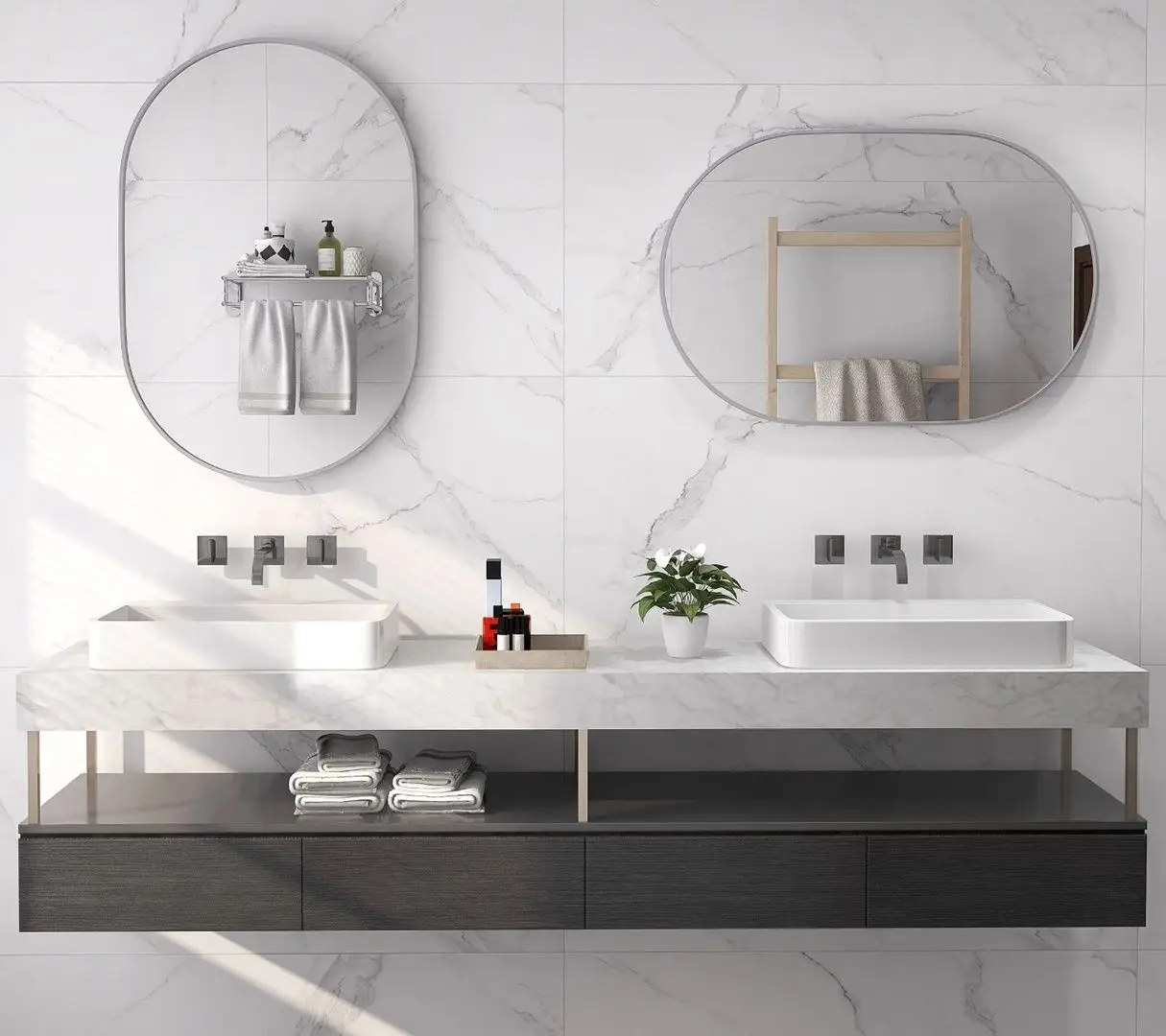 Oglinda Homcom 834-687V80SR 60x90 (Silver)