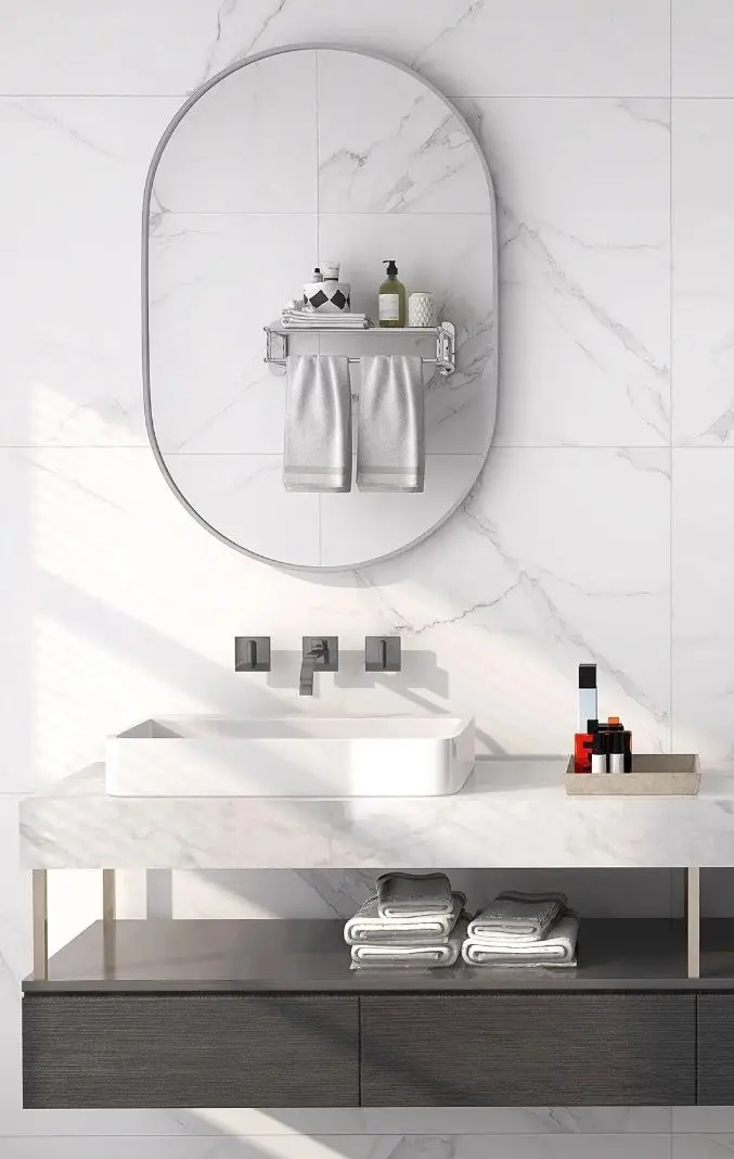 Oglinda Homcom 834-687V80SR 60x90 (Silver)