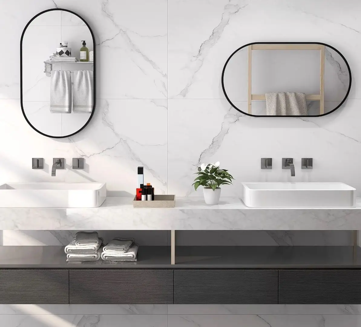 Oglinda Homcom 834-687V81BK 40x70 (Black)