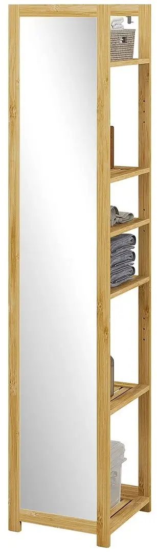 Oglinda Homcom 834-690V80ND 35x168 cm (Natural Oak)