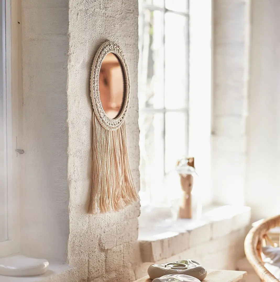 Oglinda decorativa Ikea Energiskog 26x48 (Bej)