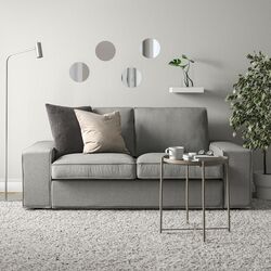 Декоративное зеркало Ikea Fargek 20cm (Серый) Thumb