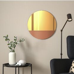 Декоративное зеркало Ikea Skogsgransen 50cm (Медь) Thumb