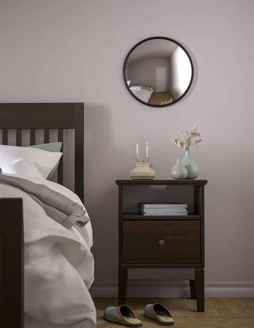 Oglinda decorativa Ikea Svartbjork 41cm (Negru)