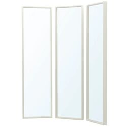 Combinatie cu oglinda Ikea Nissedal 130x150 (Alb)