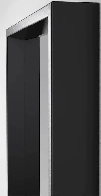 Combinatie cu oglinda Ikea Nissedal 130x150 (Negru)