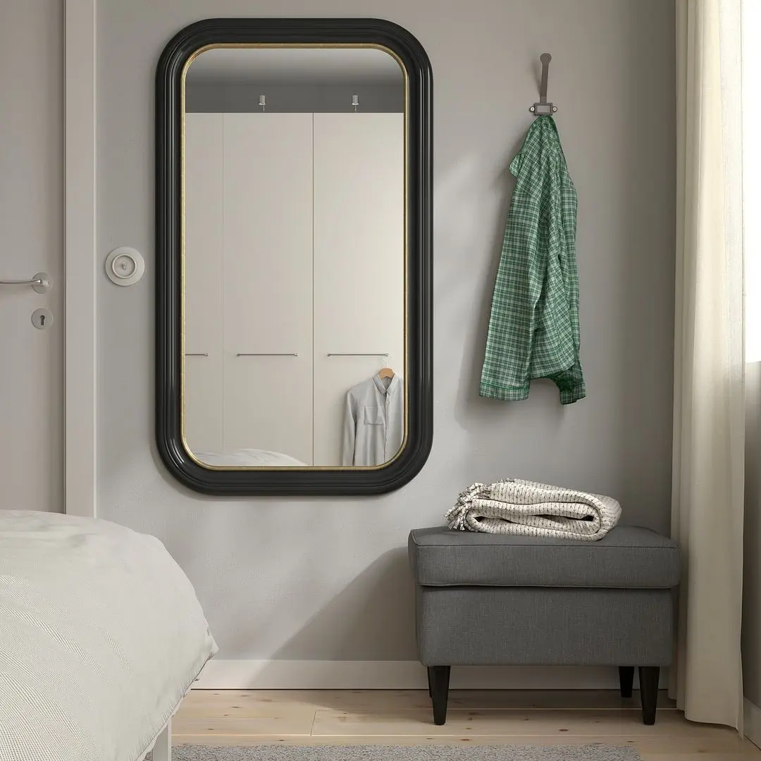 Зеркало Ikea Almarod 70x120 (Черный)