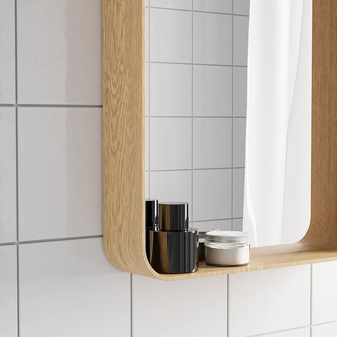 Зеркало Ikea Dvargsyren 40x50cm (Дубовый шпон)