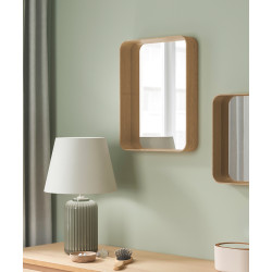 Зеркало Ikea Dvargsyren 40x50cm (Дубовый шпон) Thumb