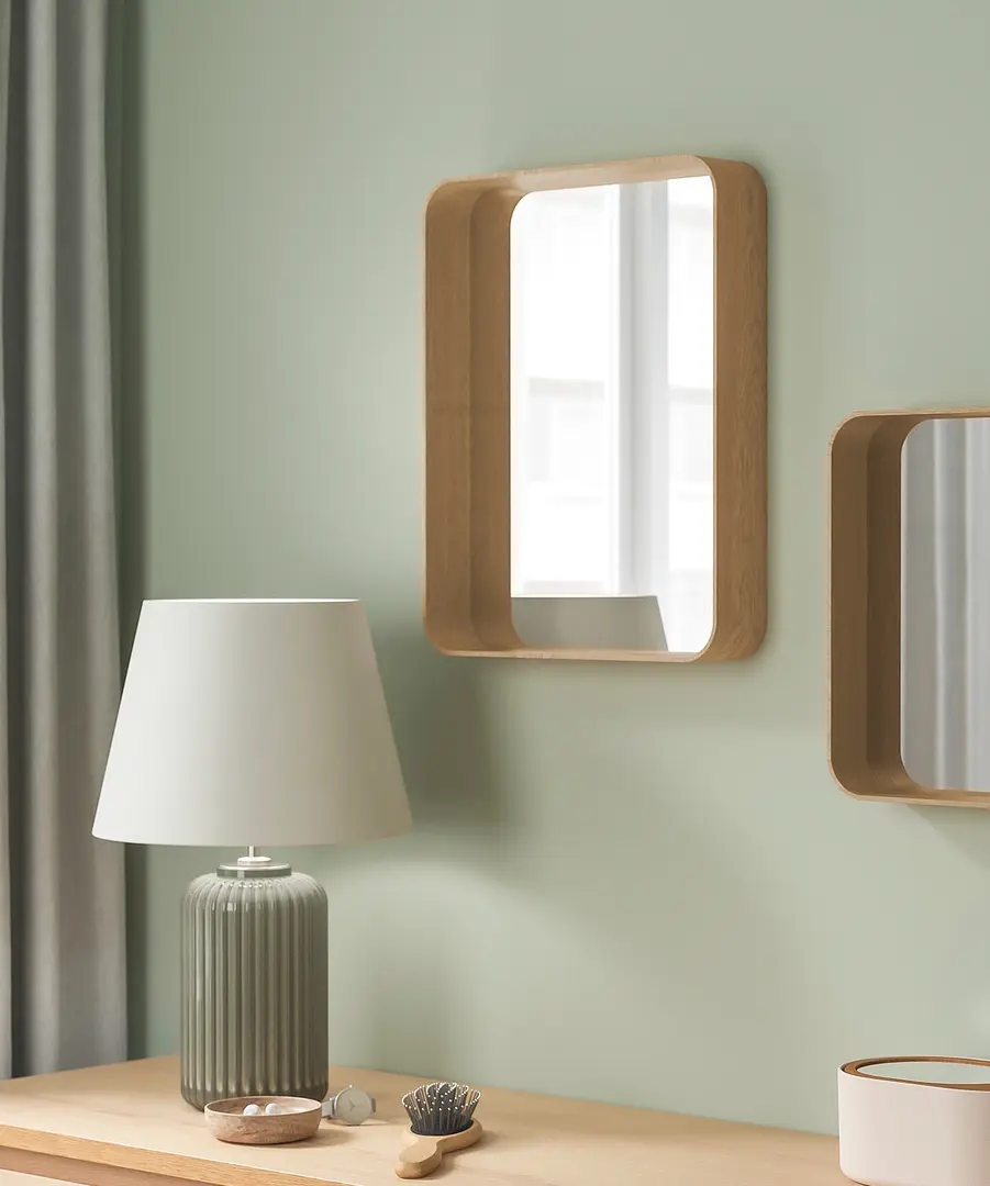 Зеркало Ikea Dvargsyren 40x50cm (Дубовый шпон)