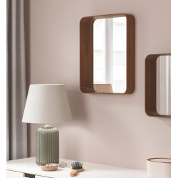 Зеркало Ikea Dvargsyren 40x50cm (Ореховый шпон)