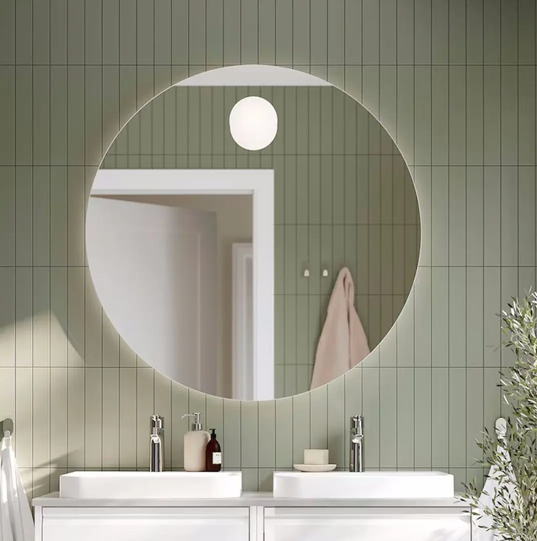 Зеркало Ikea Faxalven с подсветкой 100cm