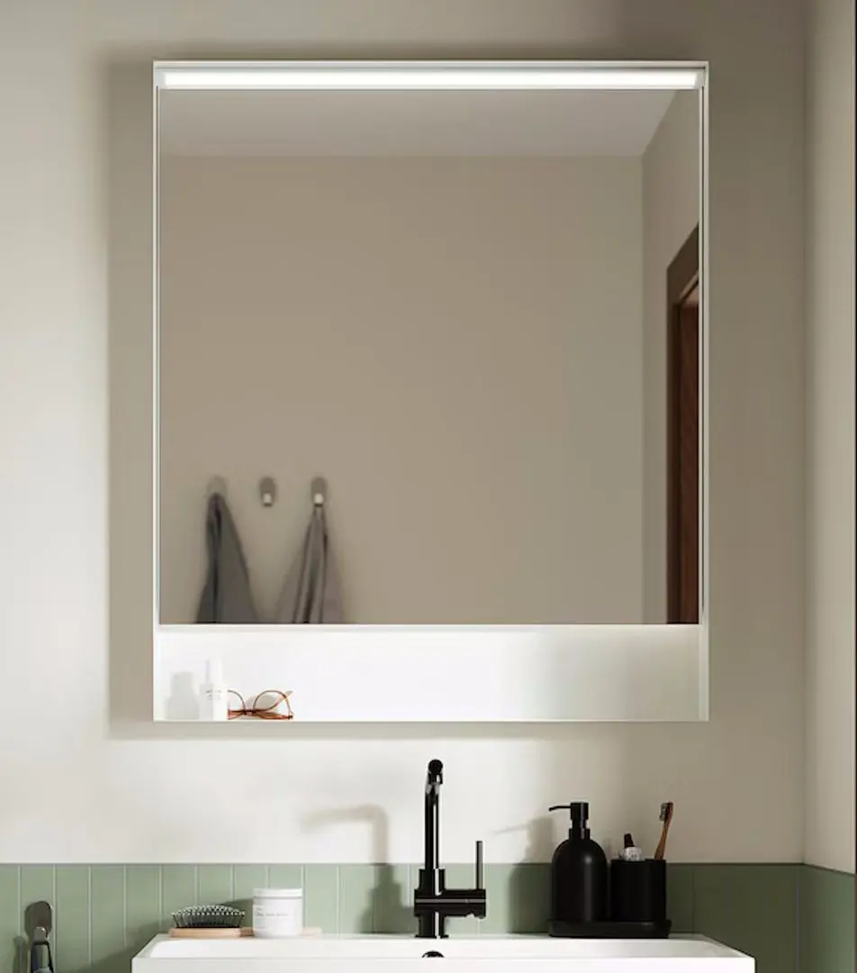 Oglinda Ikea Faxalven cu iluminat 80x95 (Alb)