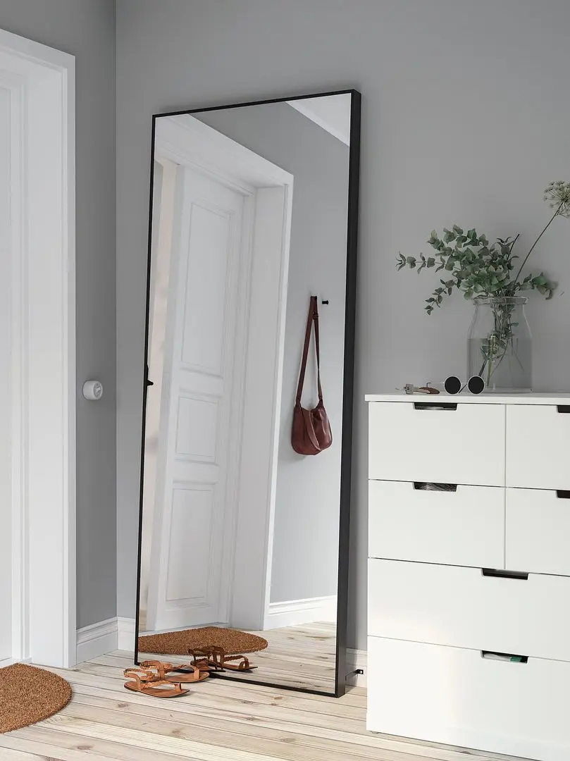 Зеркало Ikea Hovet 78x196 (Черный)