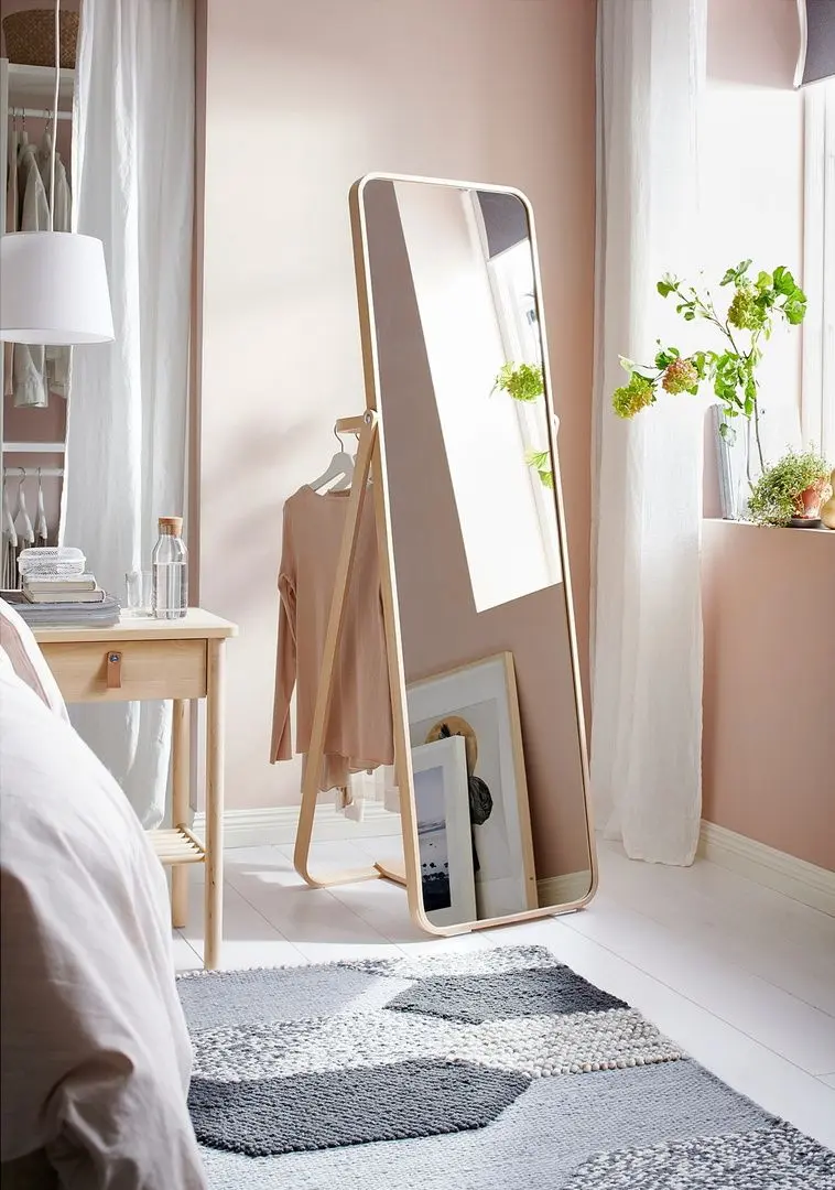 Зеркало Ikea Ikornnes 52x167 (Ясень)