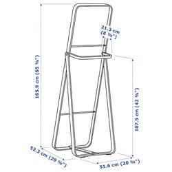 Зеркало Ikea Ikornnes 52x167 (Ясень) Thumb