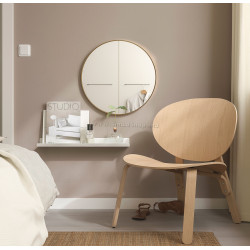 Зеркало Ikea Lindbyn 50cm (Золотистый)