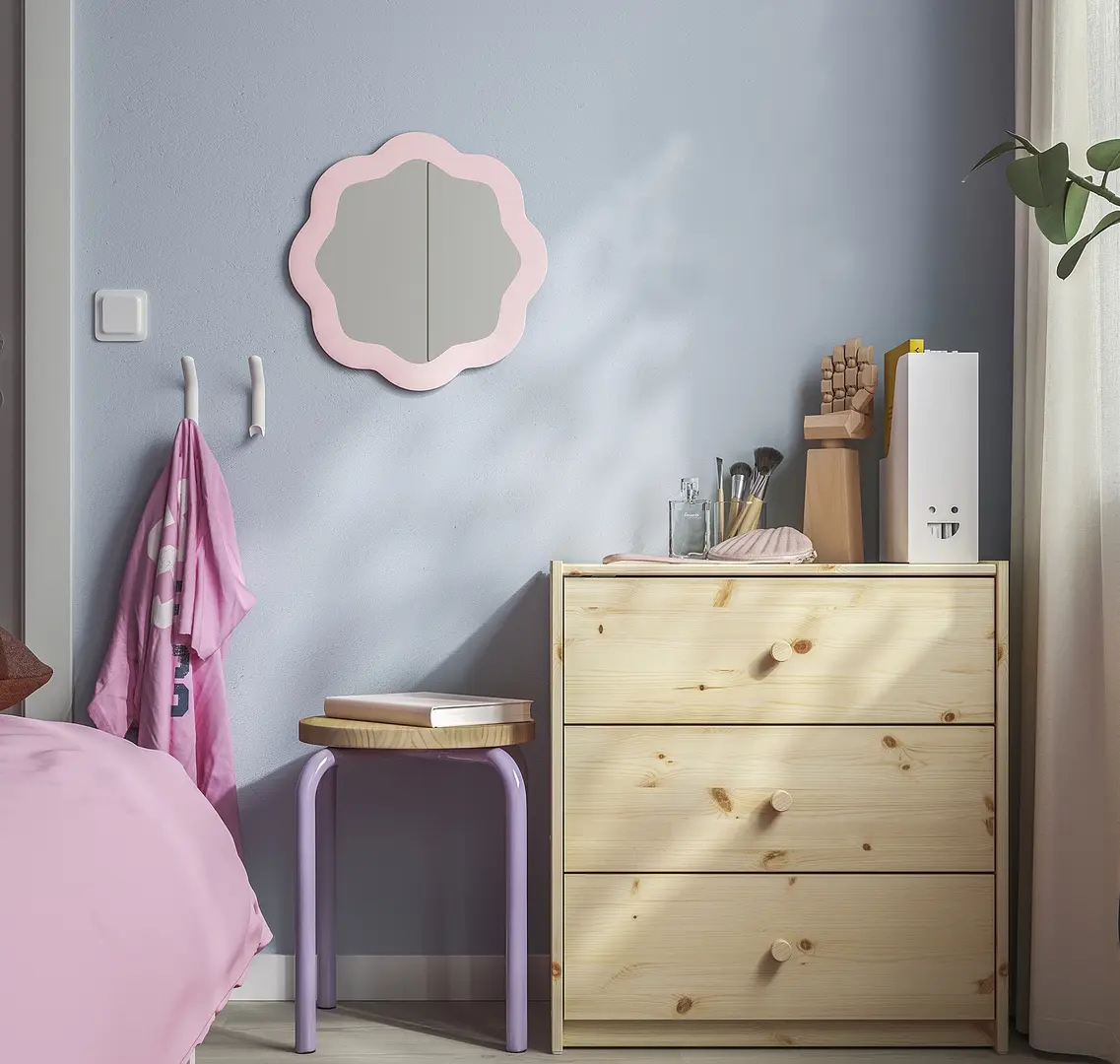 Oglinda Ikea Prunkhallon 40cm (Roz deschis) - 5