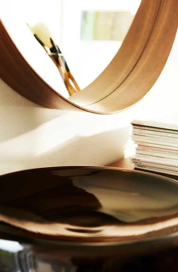 Зеркало Ikea Stockholm 60см (Орех)