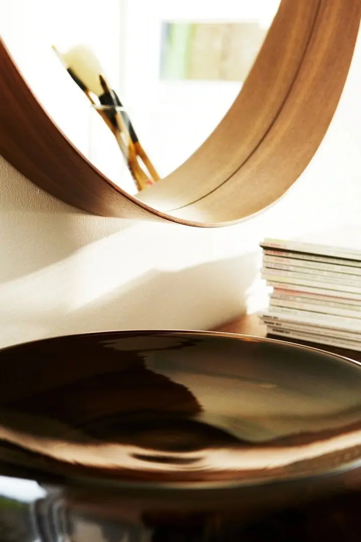 Oglinda Ikea Stockholm 80cm (Furnir Nuc)