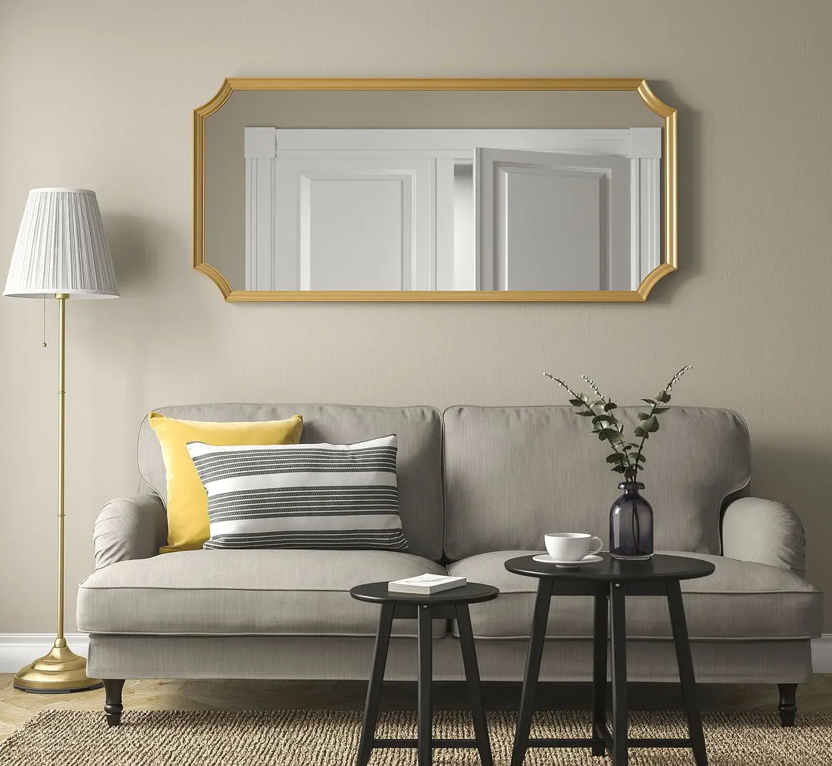 Oglindă Ikea Svansele 73x158 (Auriu)