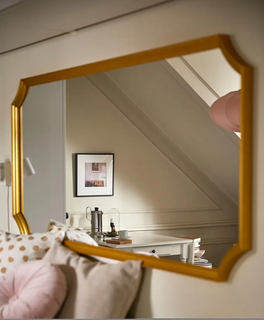 Oglindă Ikea Svansele 73x158 (Auriu)