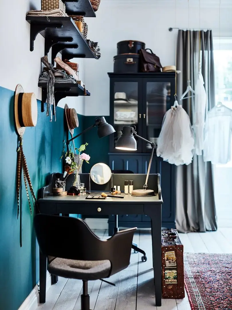 Oglinda de masa Ikea Lassbyn 17cm (Auriu)