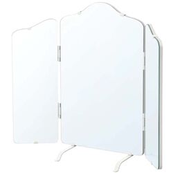 Зеркало трехстворчатое Ikea Rossared 66x50 (Белый)
