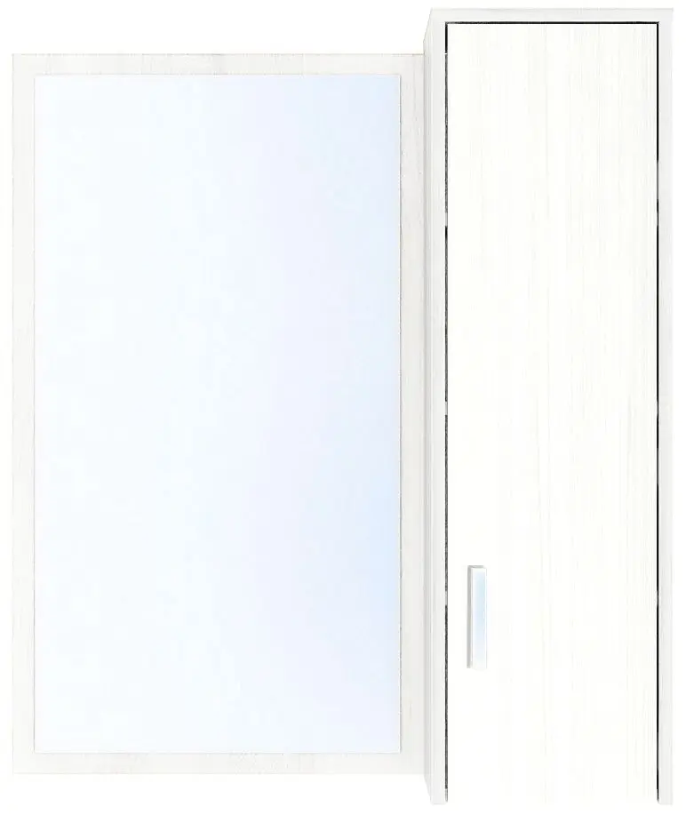 Зеркало со шкафчиком Fabrik Home Modul №6 (Ясень Белый)