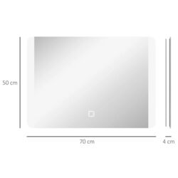 Зеркало Kleankin 834-661V90SR 70x50 (Silver) Thumb