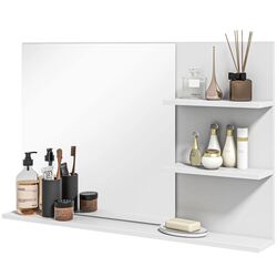 Зеркало с полкой Kleankin 834-652V00WT (White) Thumb