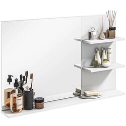 Зеркало с полкой Kleankin 834-652V00WT (White) Thumb