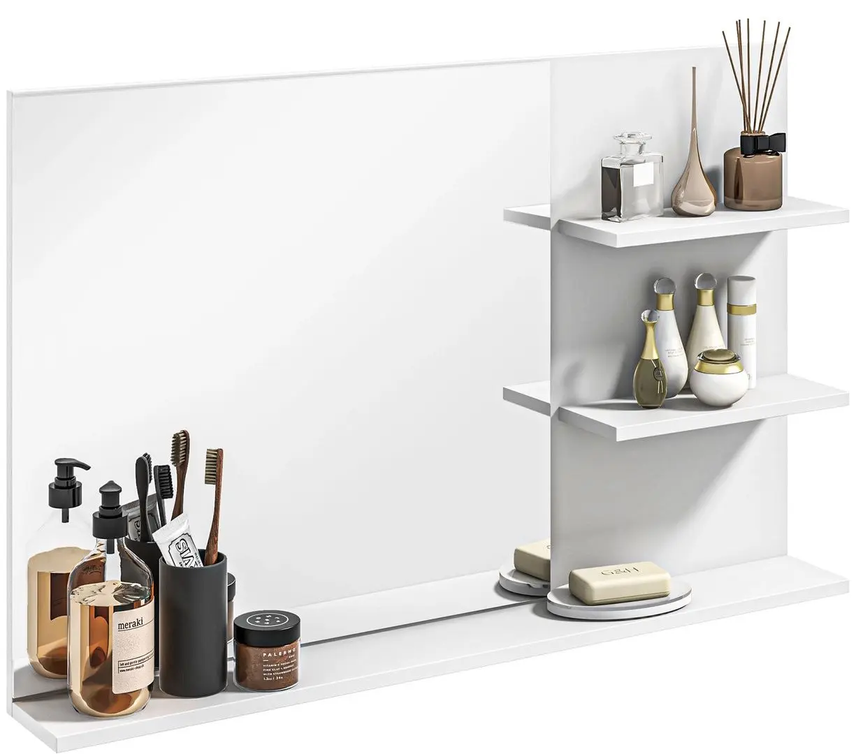 Зеркало с полкой Kleankin 834-652V00WT (White) - 8