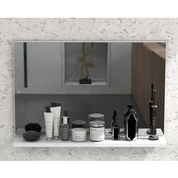 Зеркало с полкой Kleankin 834-723V00WT 60x12x40 (White)