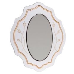 Oglinda КМК 0434.5-02 Melani 2 (Белый/Patina Gold)