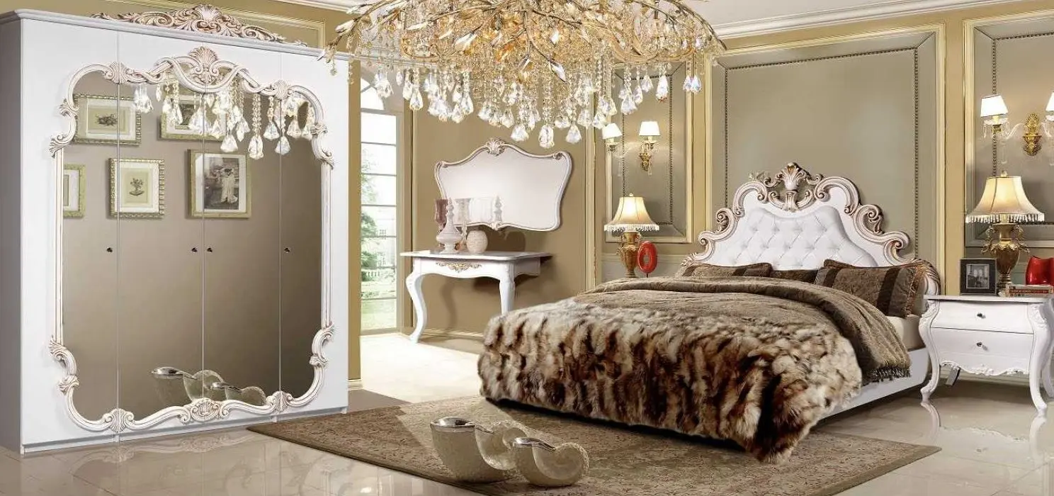 Oglinda КМК 0465.8 Bagira (White/Silver)