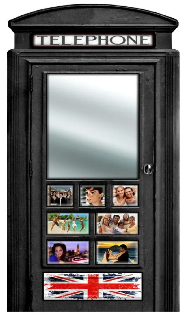 Oglinda Lupia Multiphoto Telephone Box (Anthracite) - 2