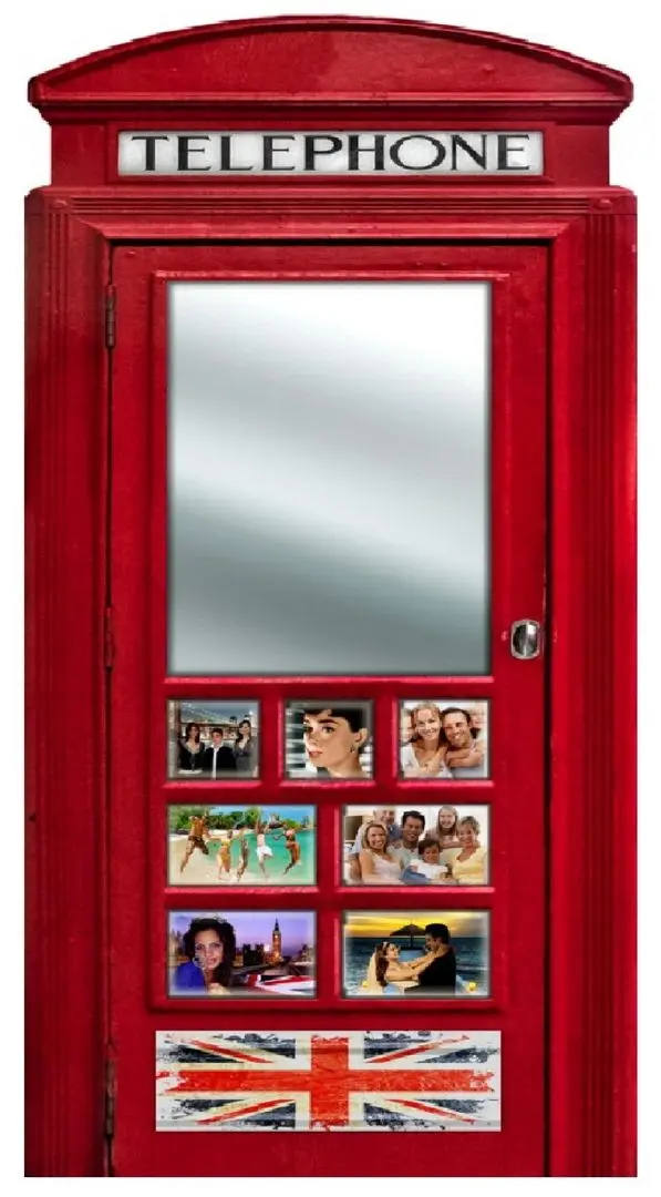 Зеркало Lupia Multiphoto Telephone Box (Red) - 2