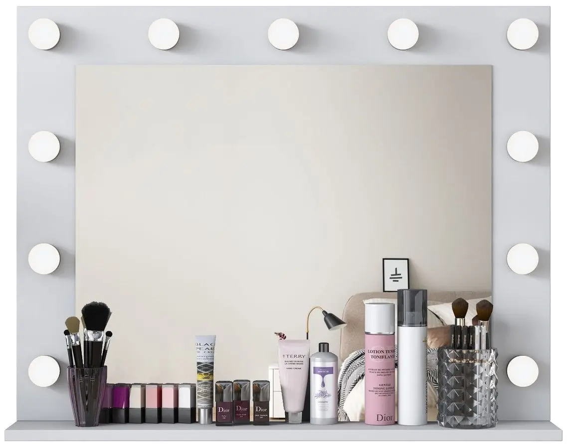 Oglinda cu iluminare Mirage Meble EF108 (White)