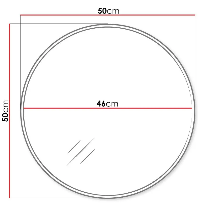 Зеркало Mirjan24 Henaki/Feniks 50 (Black) - 4
