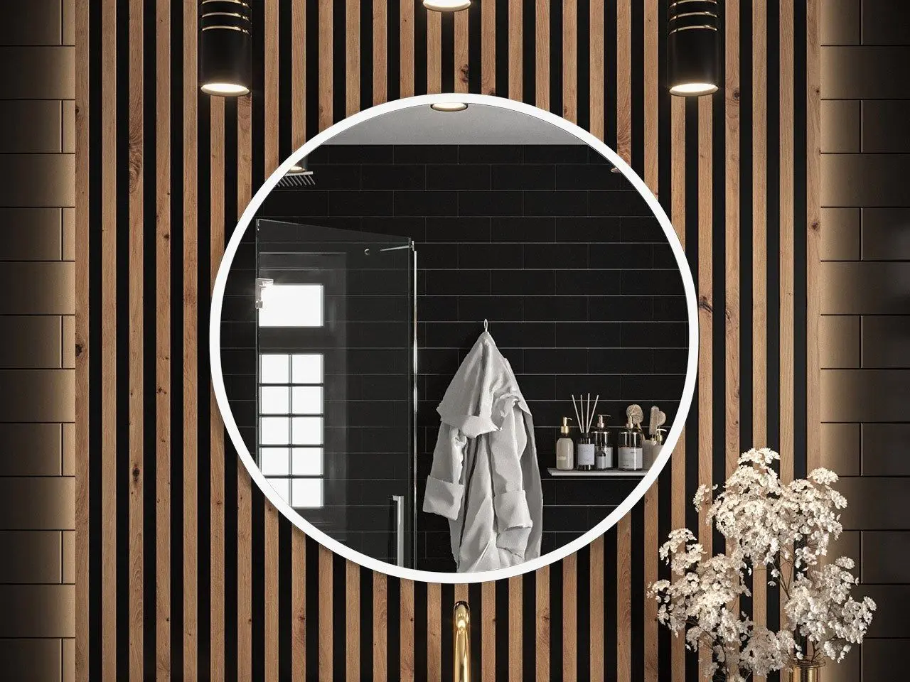 Зеркало Mirjan24 Henaki/Feniks 60 (White) - 5