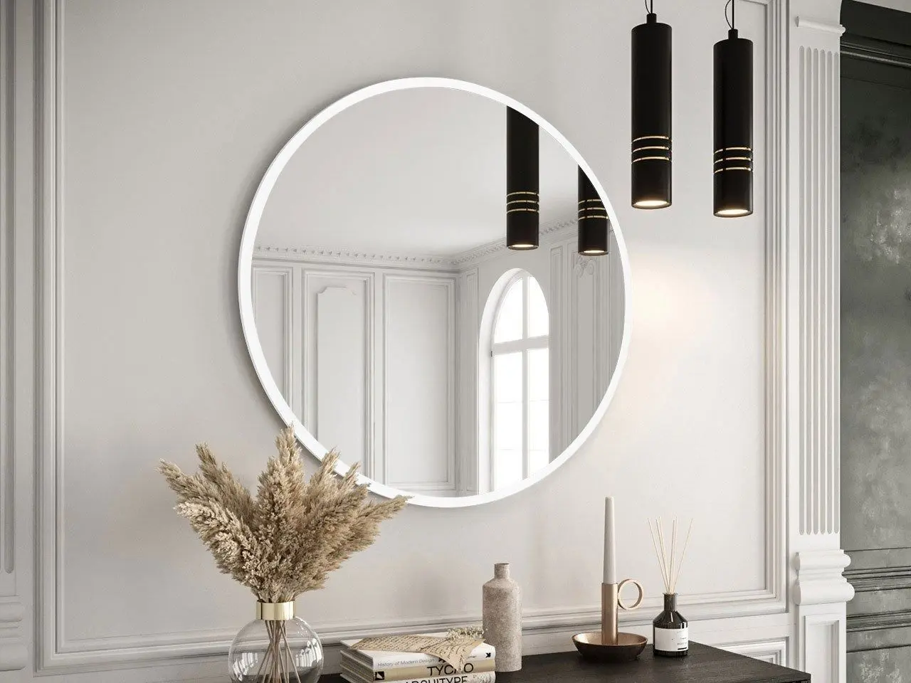 Зеркало Mirjan24 Henaki/Feniks 60 (White)