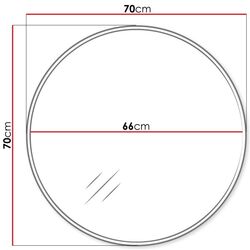 Зеркало Mirjan24 Henaki/Feniks 70 (White) Thumb