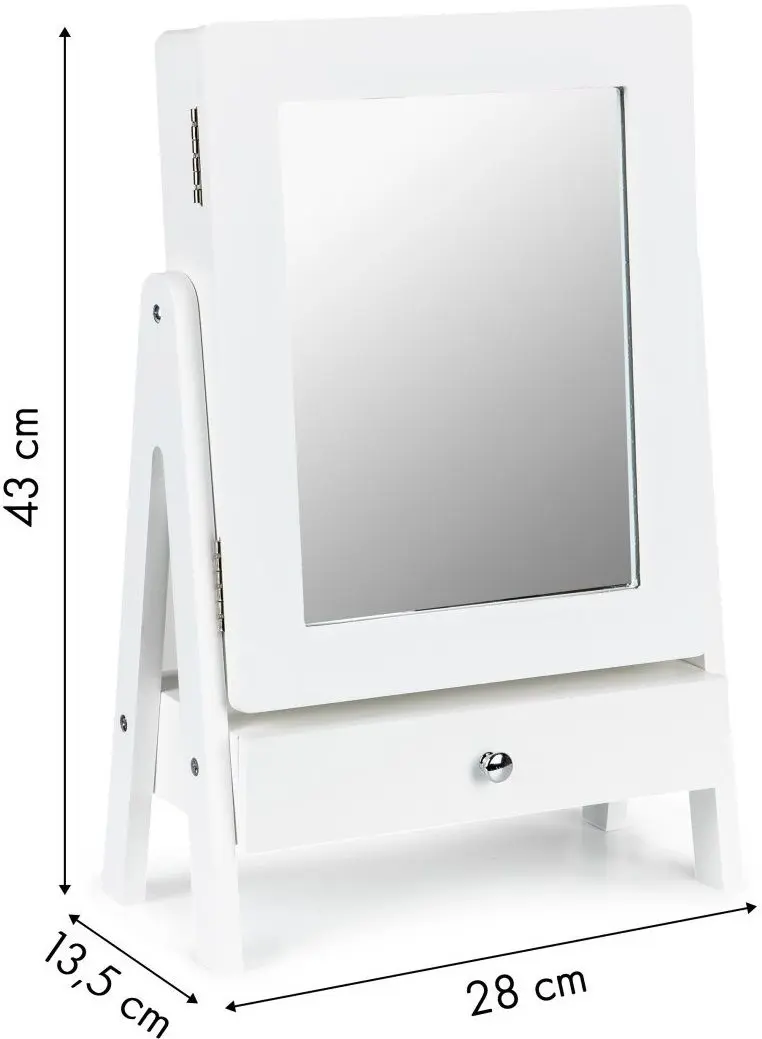 Dulap-oglinda pentru bijuterii Modern Home FH-JC190012 (White) - 5