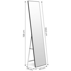 Зеркало Modern Home GH-MT08 40x159 cm (Black) Thumb