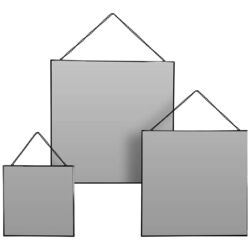 Набор зеркал H&S 51033 (Black) Thumb